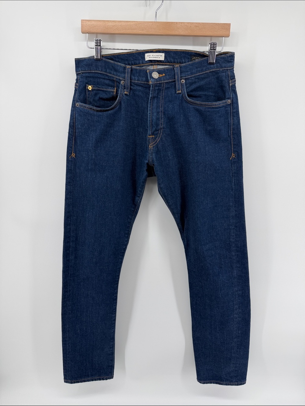 Ace Rivington Slim Taper Jeans in Dark Wash 31 A21